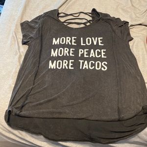 Grey taco shirt